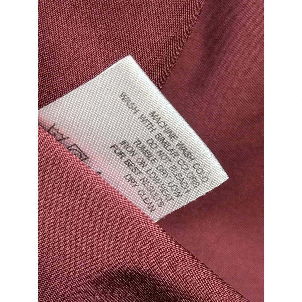 Flex Men's Luxury Collection Designed‎ in Italy Long Sleeve Red Shirt 3XL